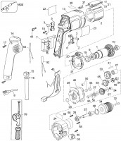 Dewalt DW248-GB Rotary Drill Spare Parts Type A1
